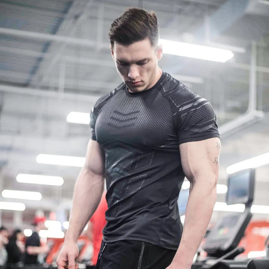 Compression T-Shirt Men-Online Digital Fitness Store