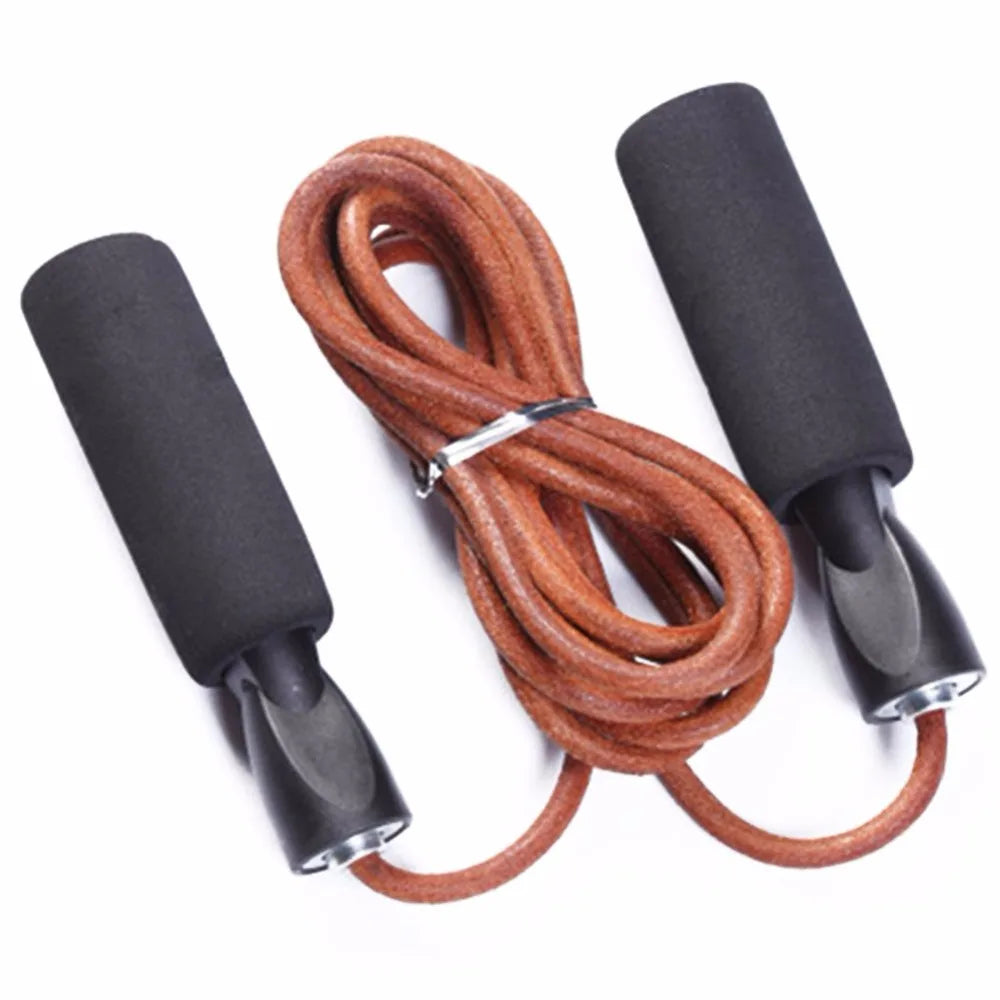 Professional Leather Jump Rope -Online Digital Fitness Store