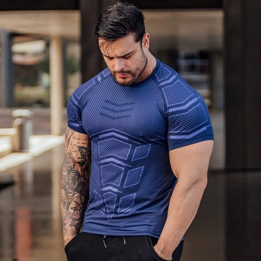 Compression T-Shirt Men-Online Digital Fitness Store