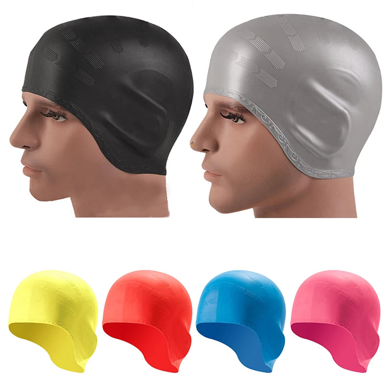 Ear Protection Swimming Cap-Online Digital Fitness Store