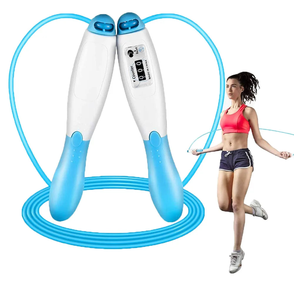 Jump Ropes With Counter Sports Adjustable Fast Speed Counting Jumping Skipping Rope For Comba Crossfit Exercise Workout Kids