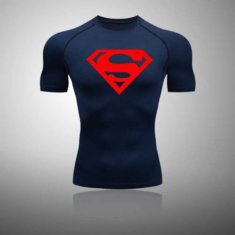 Superman Compression T-Shirt-Online Digital Fitness Store