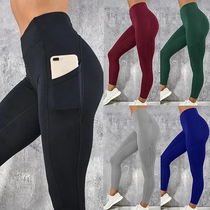 Women Leggings with Pockets-Online Digital Fitness Store