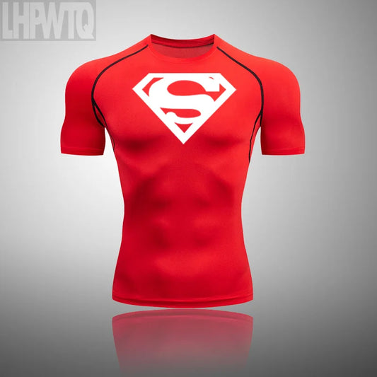 Superman Compression T-Shirt-Online Digital Fitness Store