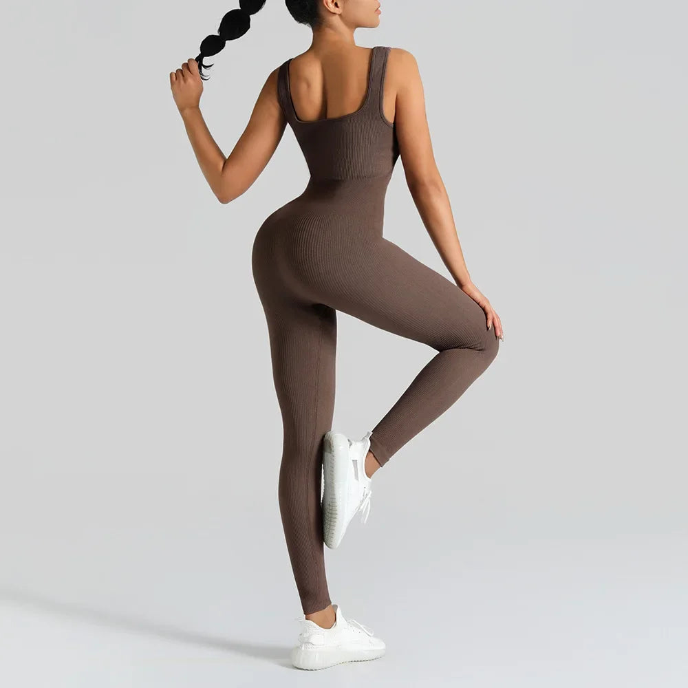 Yoga One Piece Bodysuit-Online Digital Fitness Store