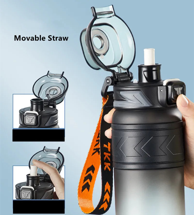 Tkk Bottle with Movable Straw