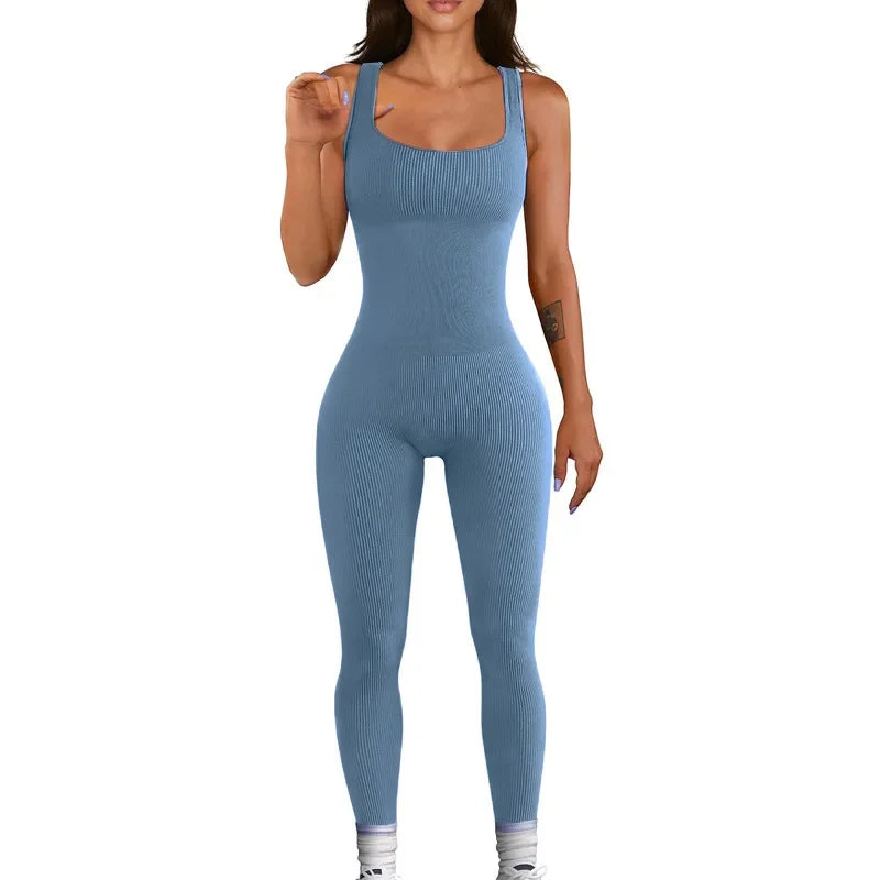 Yoga One Piece Bodysuit-Online Digital Fitness Store