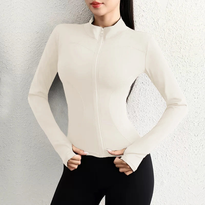 Women's Slim Fit Workout Jacket-Online Digital Fitness Store