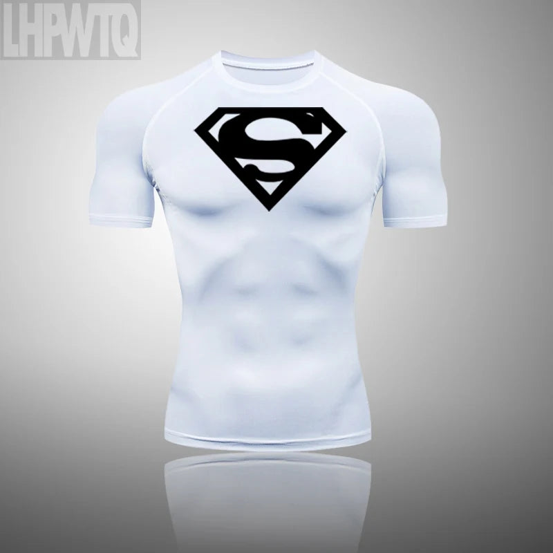 Superman Compression T-Shirt-Online Digital Fitness Store