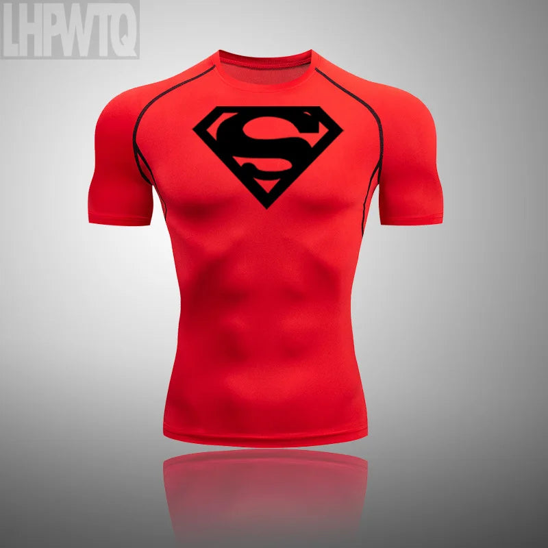 Superman Compression T-Shirt-Online Digital Fitness Store