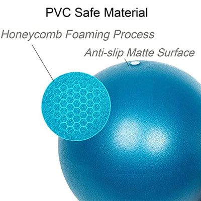 Anti-Pressure Explosion-Proof 25CM Pilates Yoga Ball Gymnastics Balance Exercise Fitness Gym Home Yoga Core Training