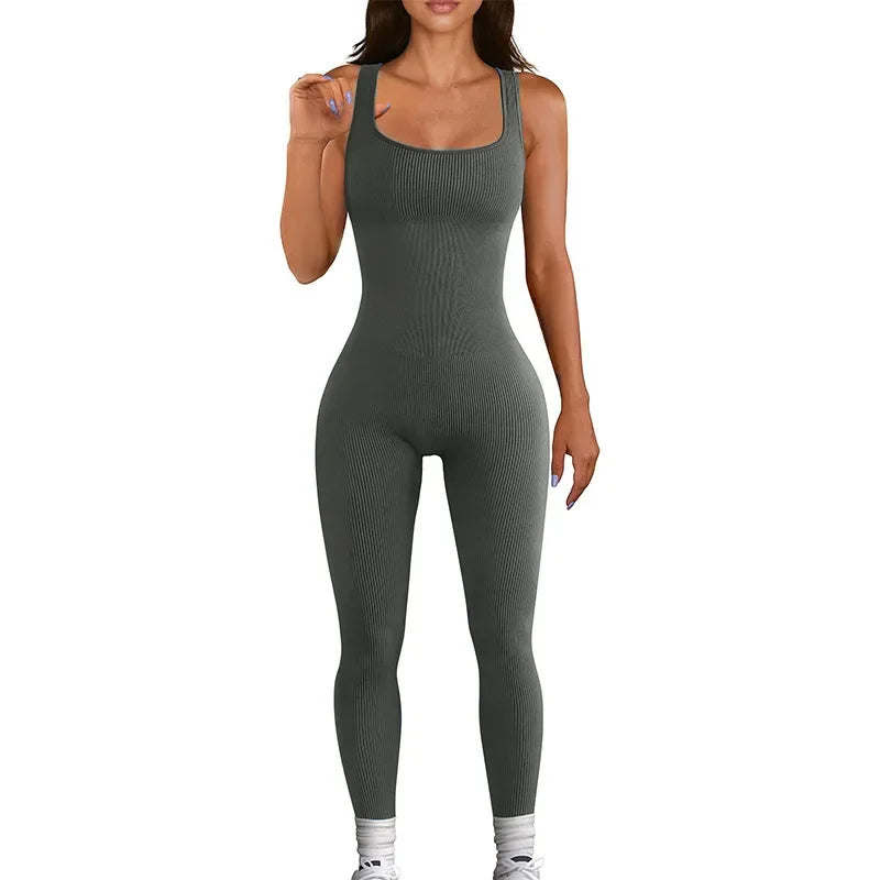 Yoga One Piece Bodysuit-Online Digital Fitness Store