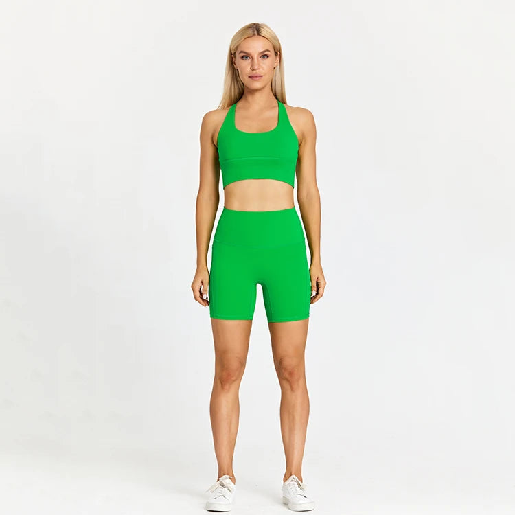 Yoga Shorts Set -Online Digital Fitness Store