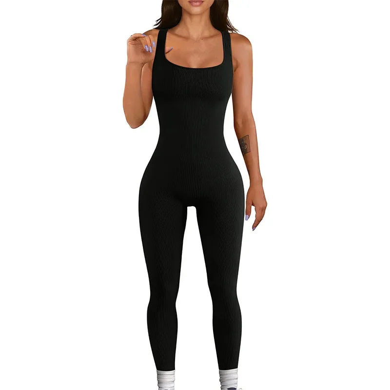 Yoga One Piece Bodysuit-Online Digital Fitness Store