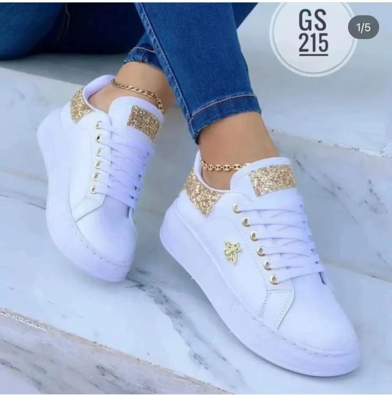 Women Casual Shoes Butterfly Sneakers