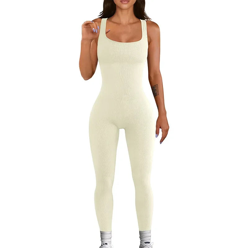 Yoga One Piece Bodysuit-Online Digital Fitness Store