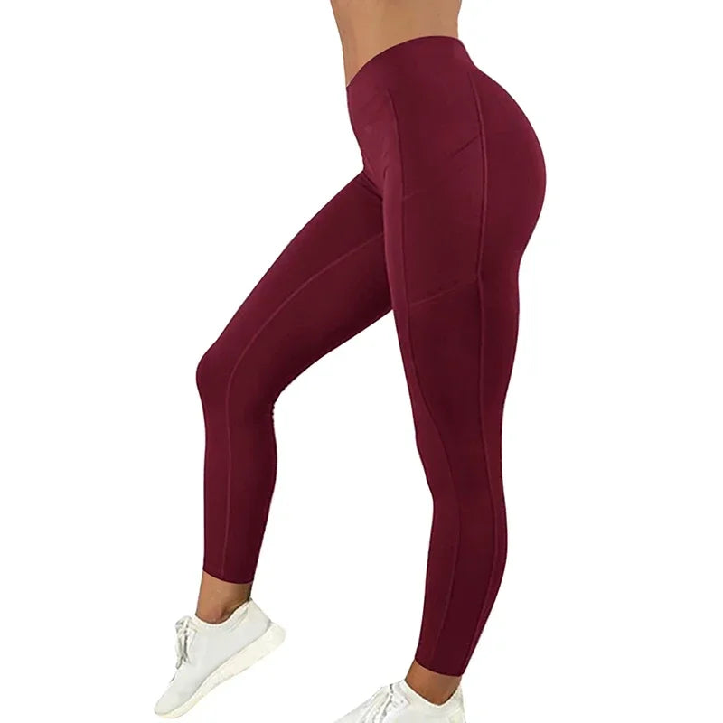 Women Leggings with Pockets-Online Digital Fitness Store