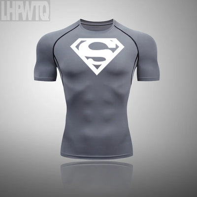 Superman Compression T-Shirt-Online Digital Fitness Store