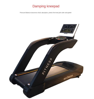 Commercial Treadmill with Incline for Sale, Ultra Silent, Indoor Gym Dedicated, Electric, Widening, Running Away treadmill exercise weight loss