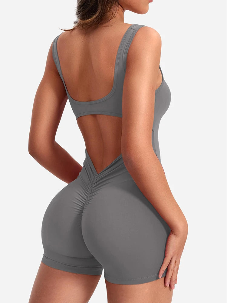 Yoga One Piece Bodysuit-Online Digital Fitness Store