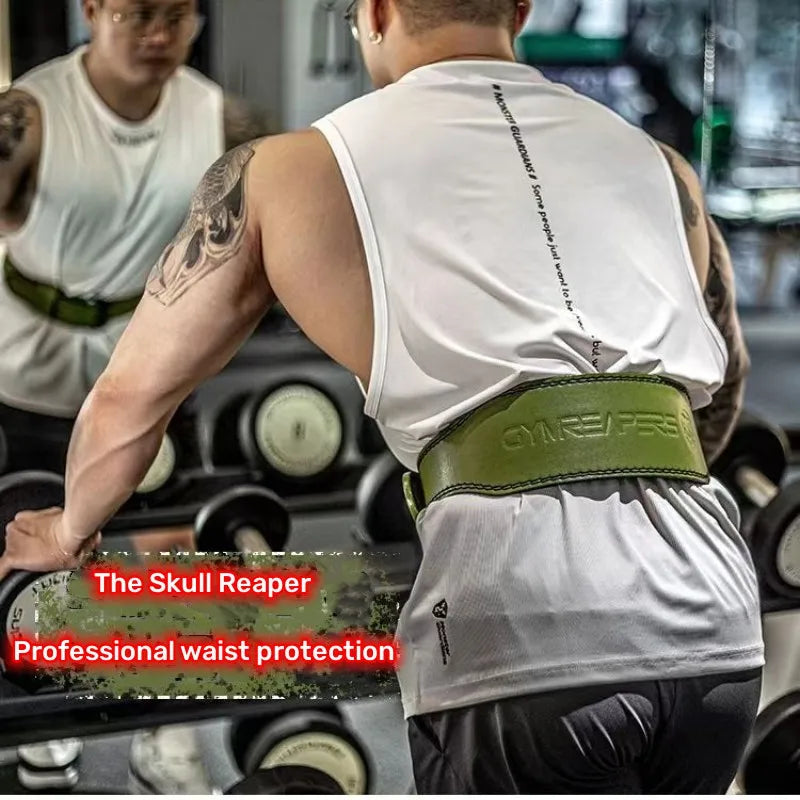 Skull Weightlifting Belt-Online Digital Fitness Store