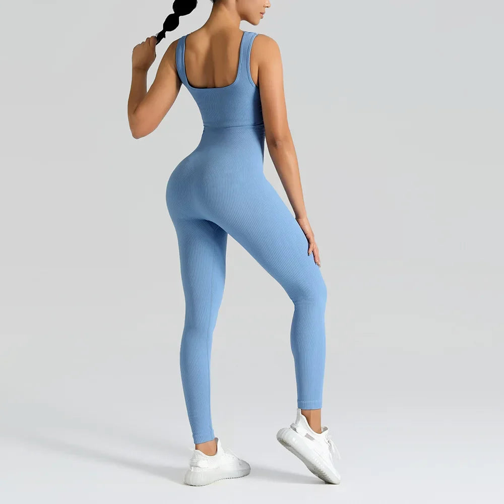 Yoga One Piece Bodysuit-Online Digital Fitness Store