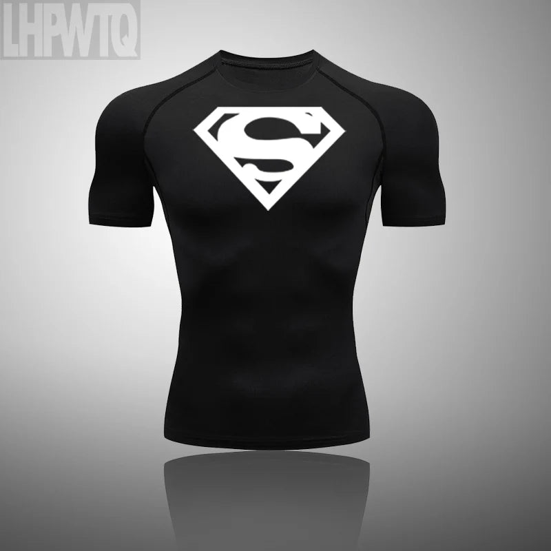 Superman Compression T-Shirt-Online Digital Fitness Store