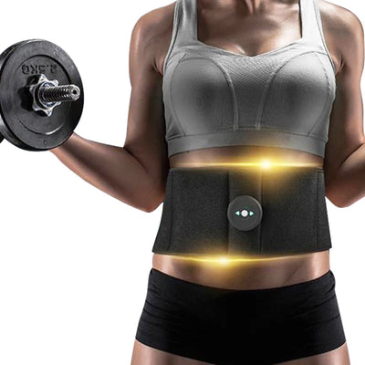 Abdominal Muscle Stimulator Trainer EMS Abs Wireless Belly Belt Exercise Electric Simulator Massage Press Home Gym Equipment