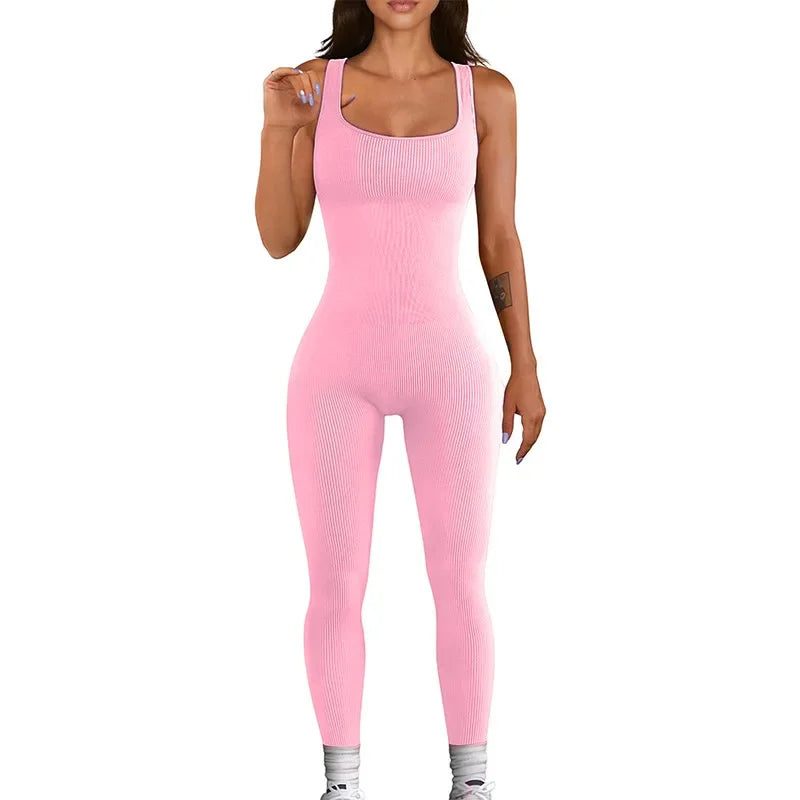 Yoga One Piece Bodysuit-Online Digital Fitness Store