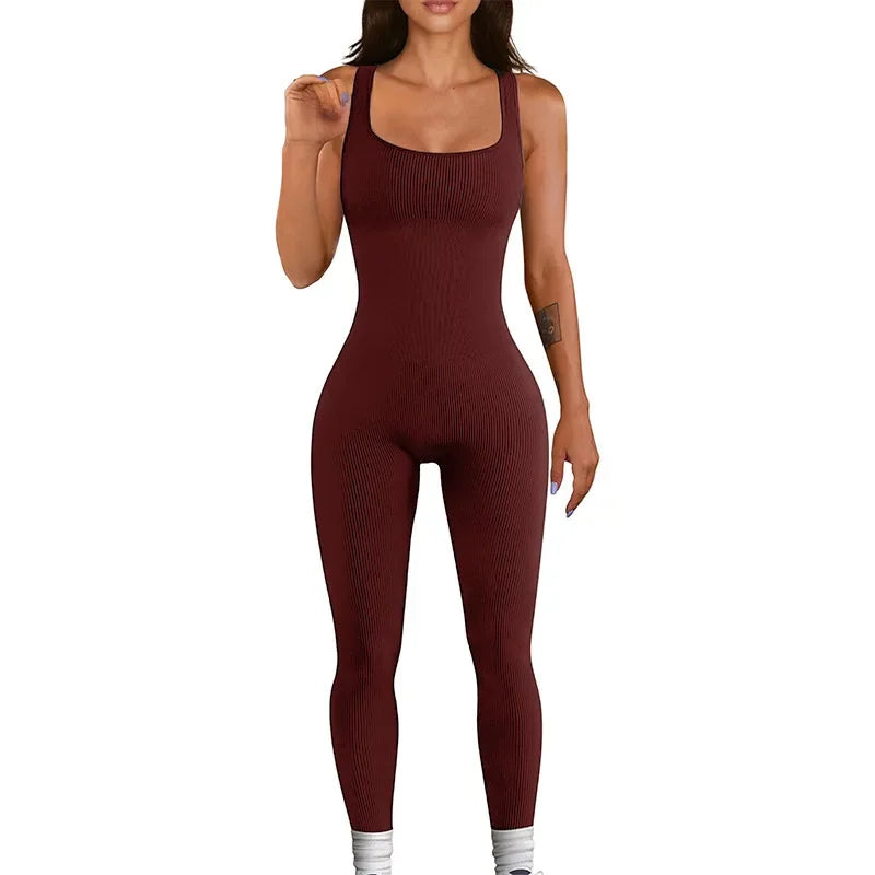 Yoga One Piece Bodysuit-Online Digital Fitness Store