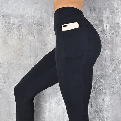 Sportswear Women Gym Leggings Pocketed Yoga Pants Fitness Running Pants  Plus Size Activewear Leggings