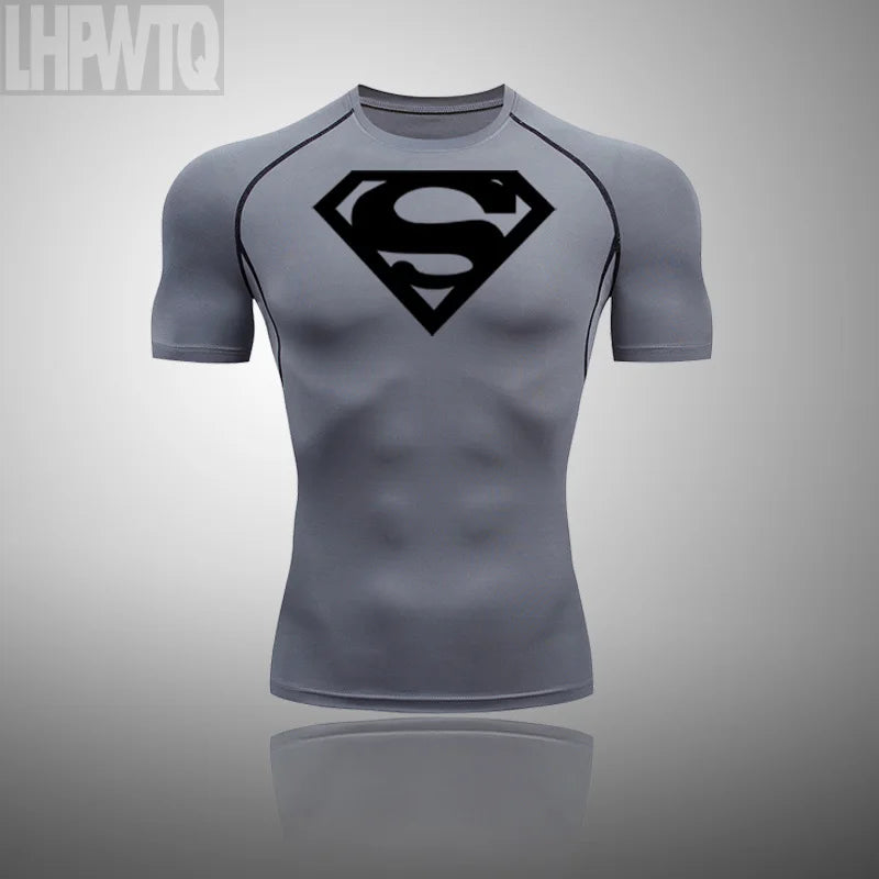 Superman Compression T-Shirt-Online Digital Fitness Store